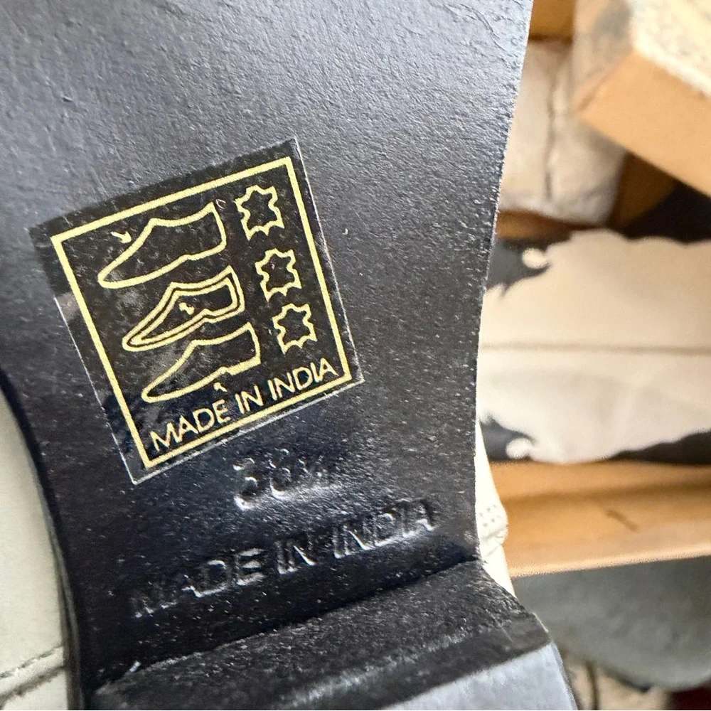 NIB Free People New Frontier Black and White Western Boots in Arctic Fox 38.5 - Picture 12 of 14